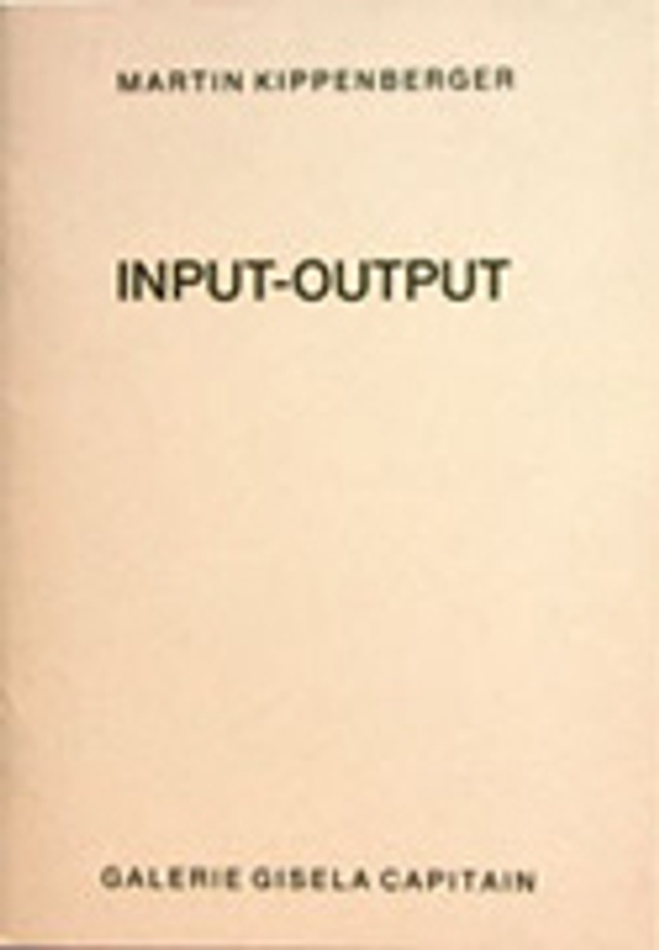 Input-Output