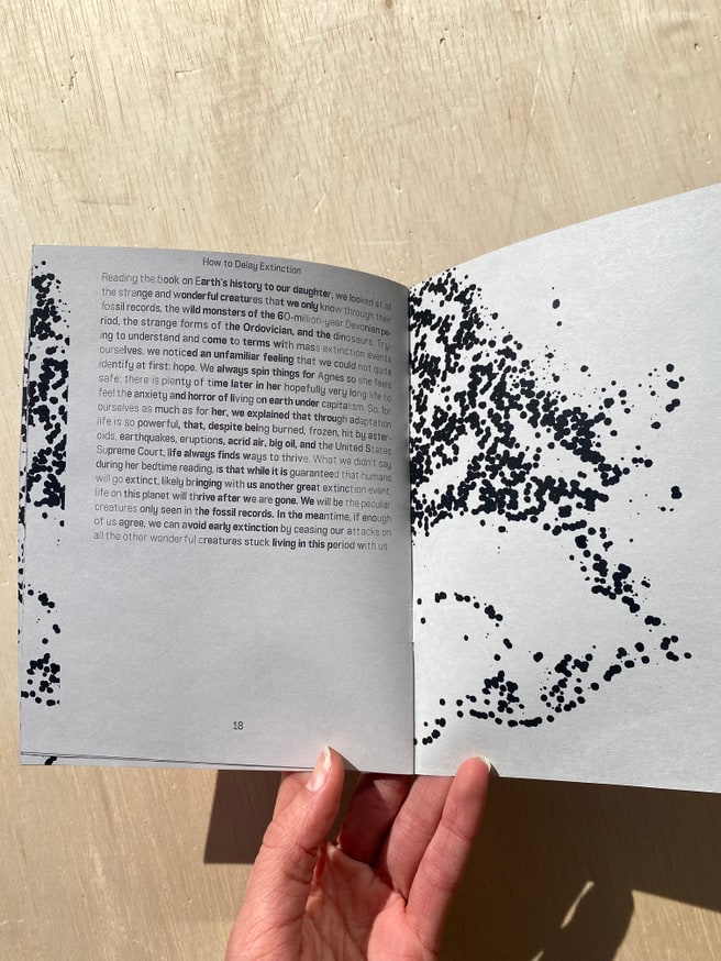 Alejandra Salinas and Aeron Bergman - How to Delay Extinction - Printed ...