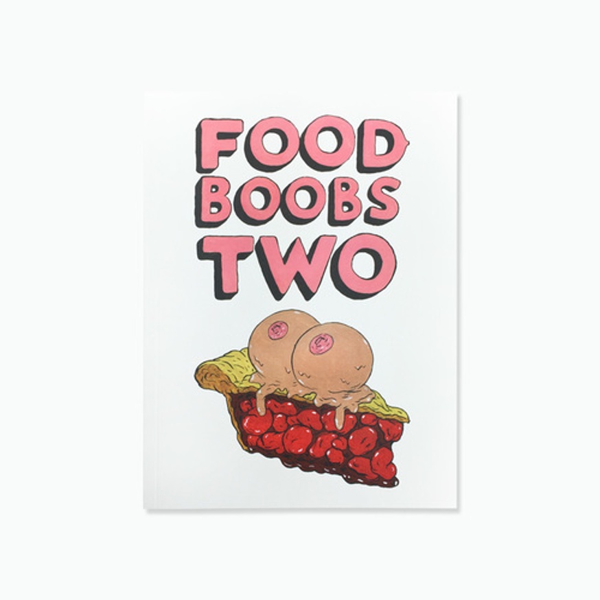 boobs text with boobs in the o Art Board Print for Sale by