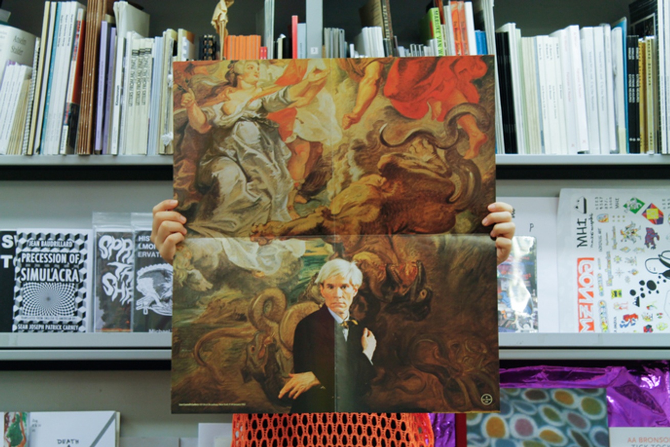 Andy Warhol [Portrait of Warhol by Hans Namuth]