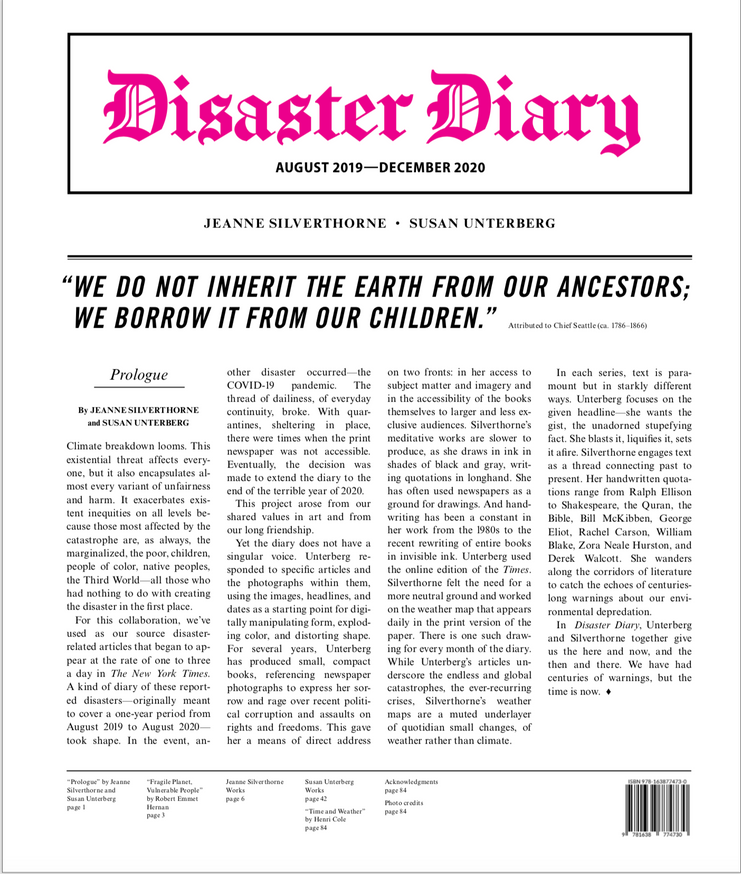 Disaster Diary: August 2019 - December 2020