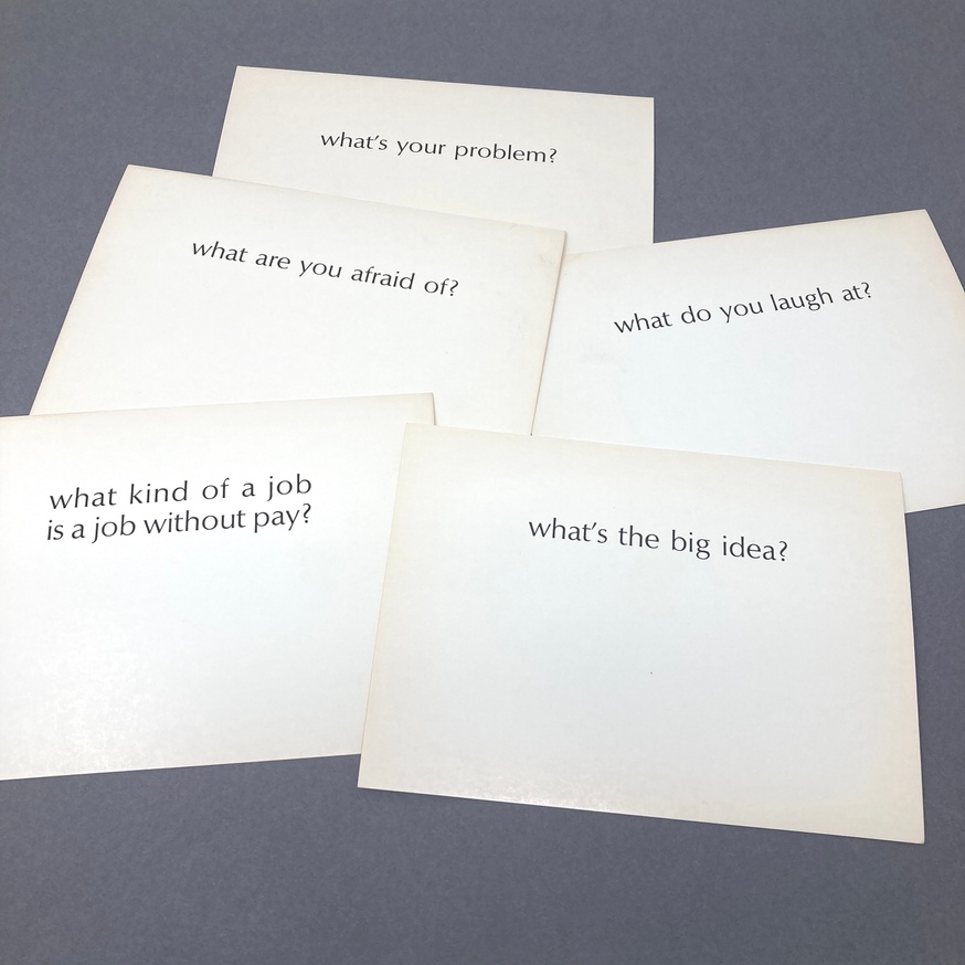 Ample Food for Stupid Thought: What? (Set of 5 Random Cards)