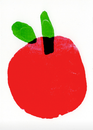 Fruity Fruits (Apple) [Notecard]