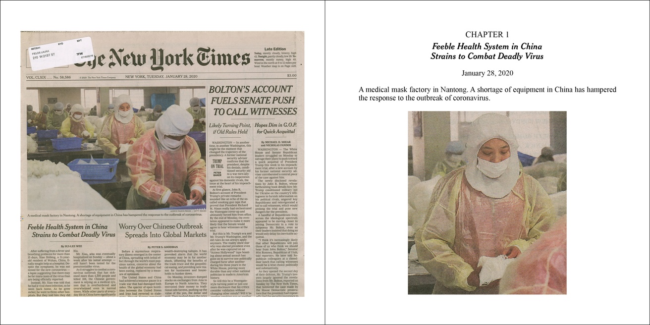Front Pages with Pictures of Women Fighting Covid : The New York Times thumbnail 2