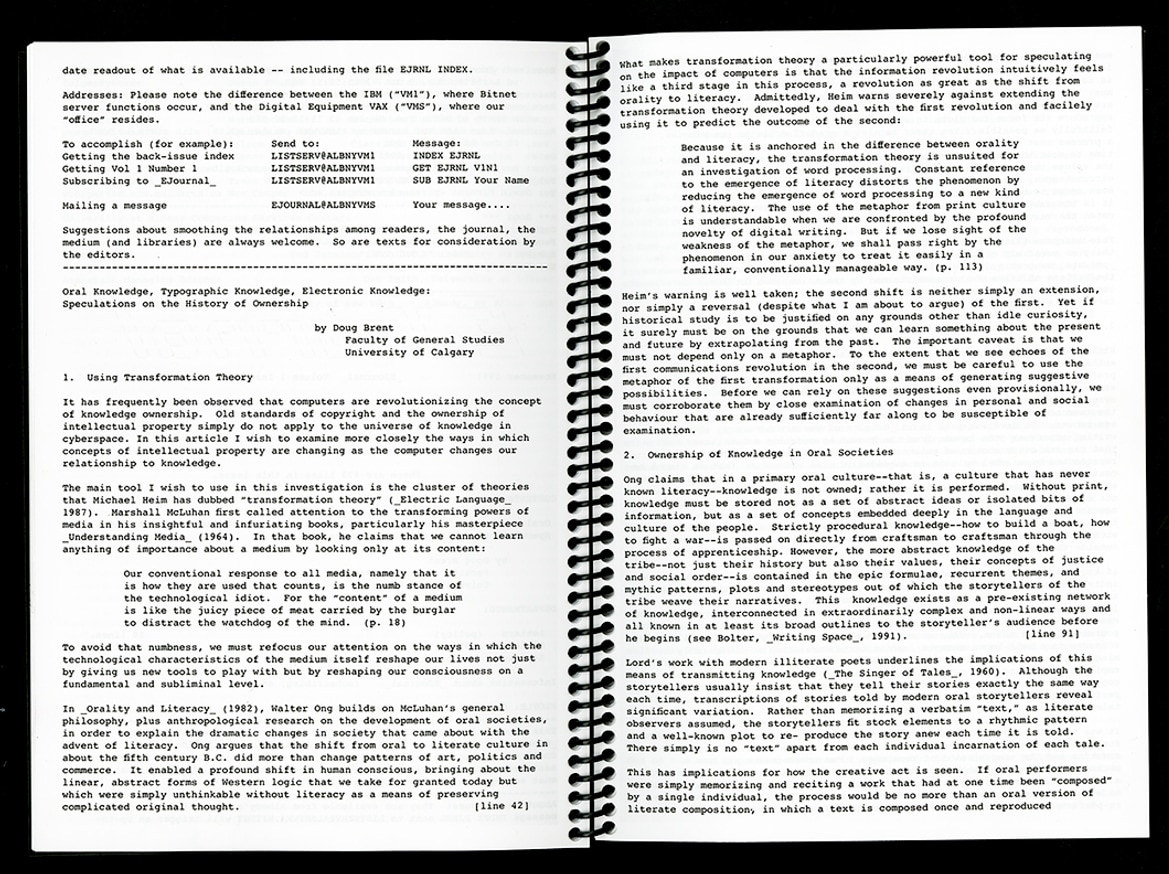 Robin N. - EJOURNAL Vol. 4-6 - Printed Matter