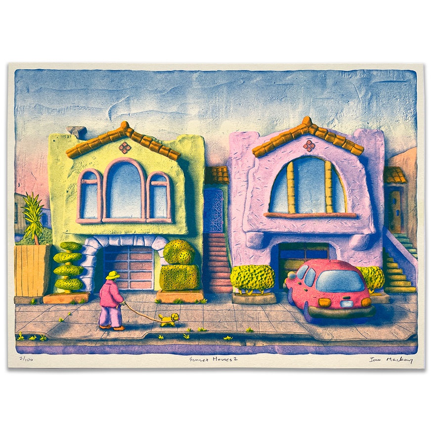Sunset Houses 2 [Print]