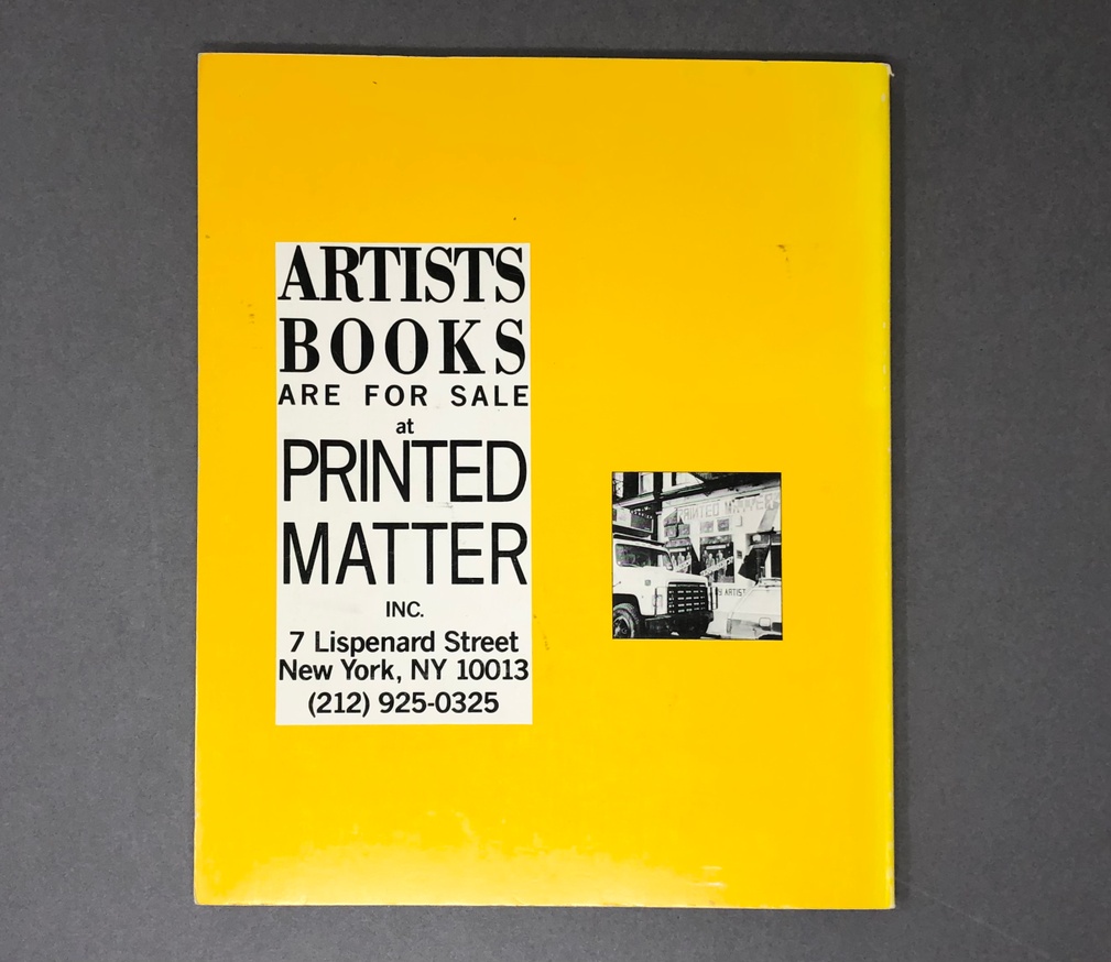 Printed Matter Catalogue 1986 thumbnail 8