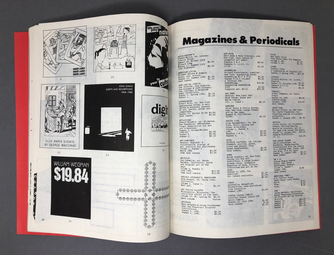 Printed Matter Catalog Addendum 1984-1985 thumbnail 7