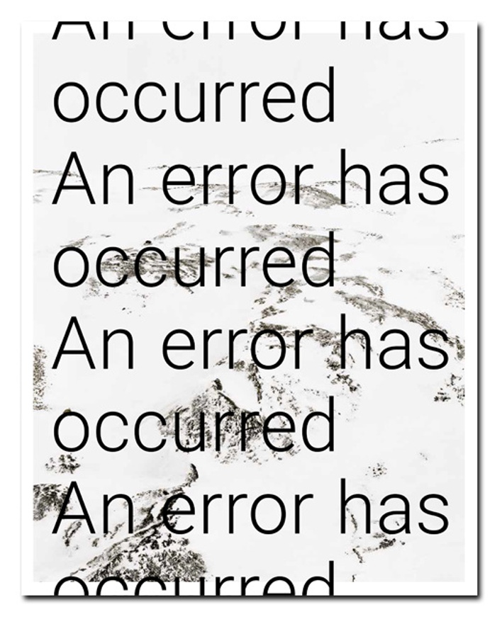 An Error Has Occurred
