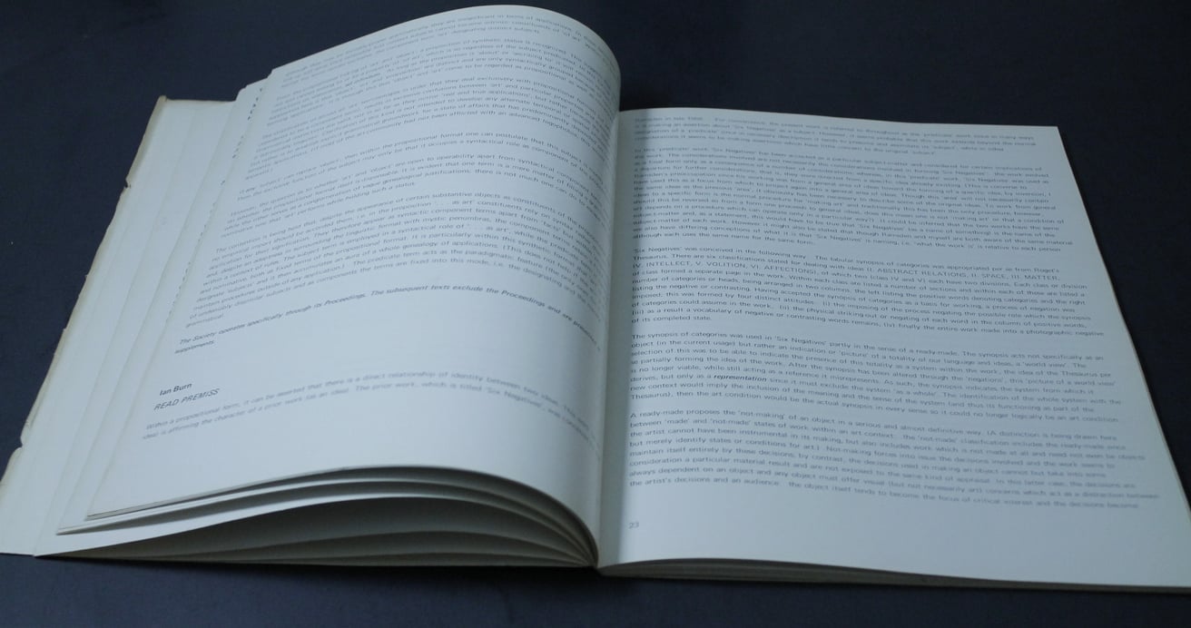 Donald Karshan - Conceptual Art and Conceptual Aspects - Printed Matter