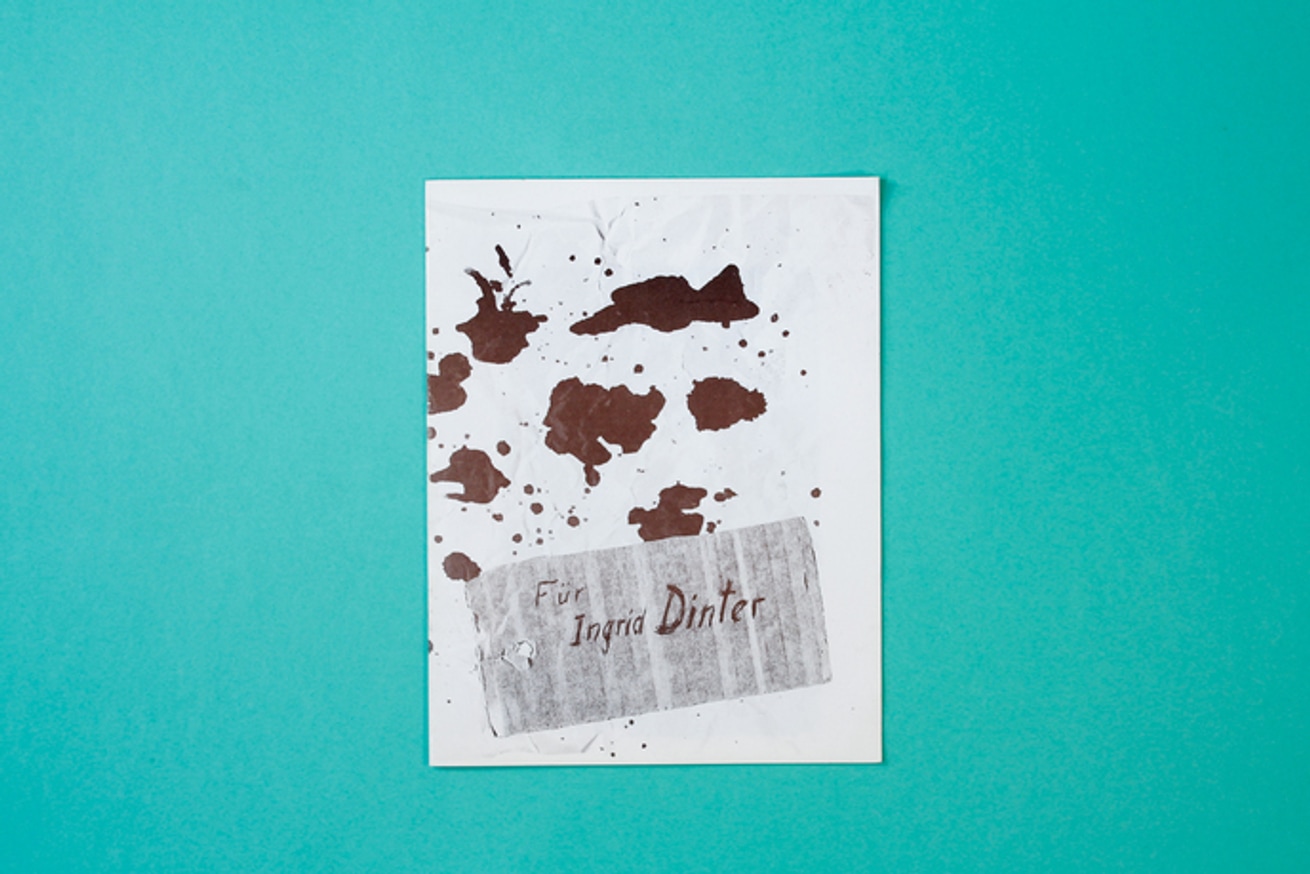 Ingrid Dinter - Für Ingrid Dinter - Printed Matter