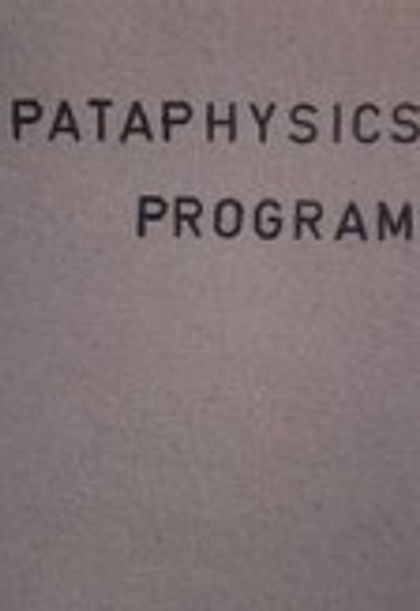 Pataphysics Program