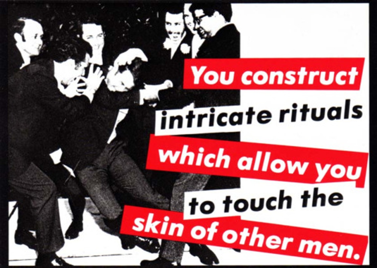 Untitled, 1981 (You Construct Intricate Rituals Which Allow You to Touch the Skin of Other Men) Postcard