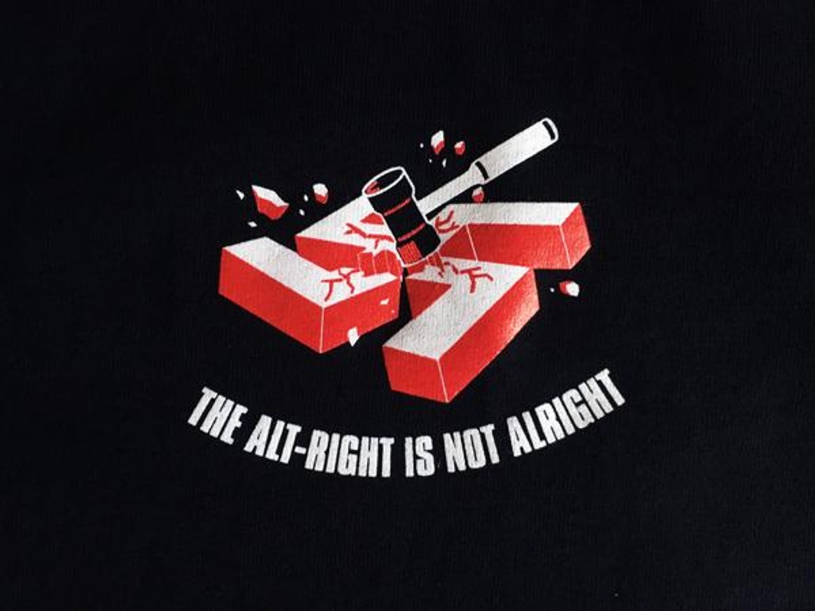 All Nazis Must Die T-shirt + Zine [Large] thumbnail 3