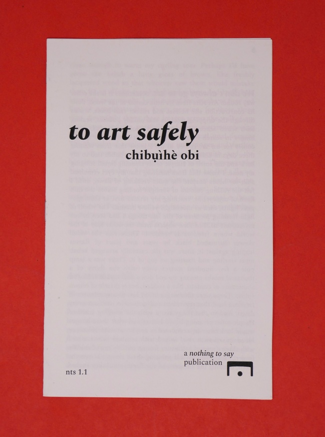 To Art Safely