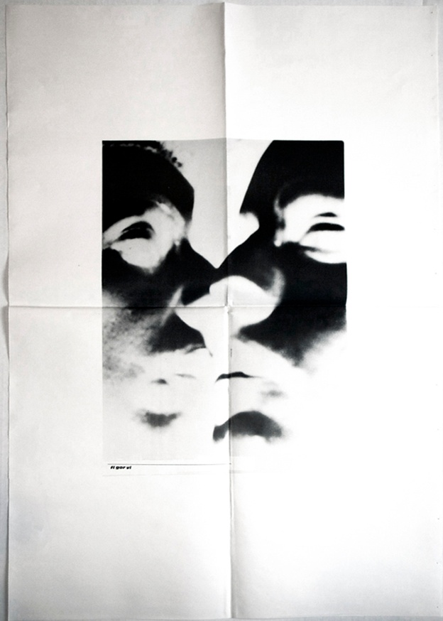 Talk Is Cheap Untitled (Man's Face) Poster
