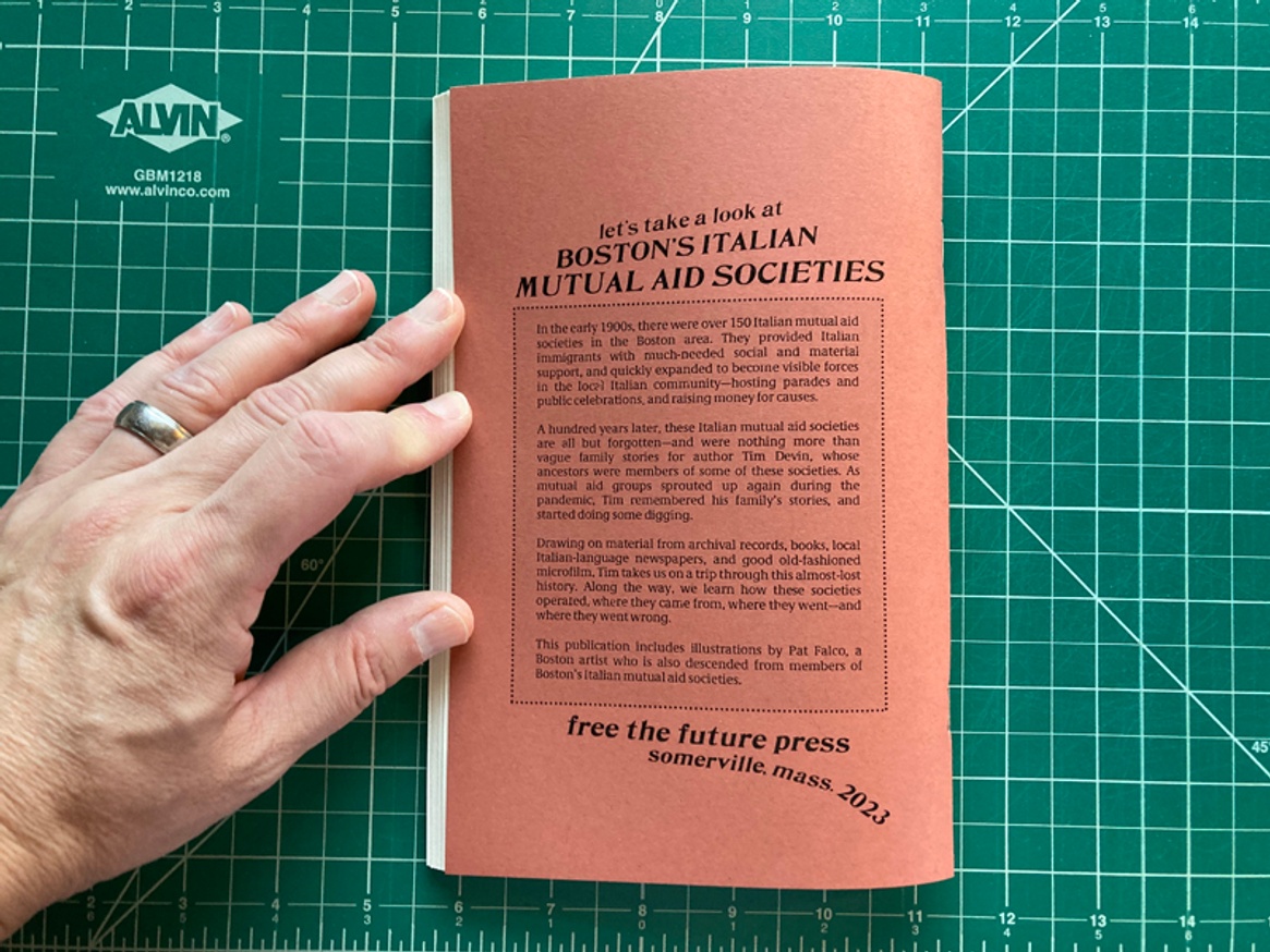 Mutuo soccorso: Tim Devin tells you all about Boston's Italian mutual aid societies in the early 1900s thumbnail 4