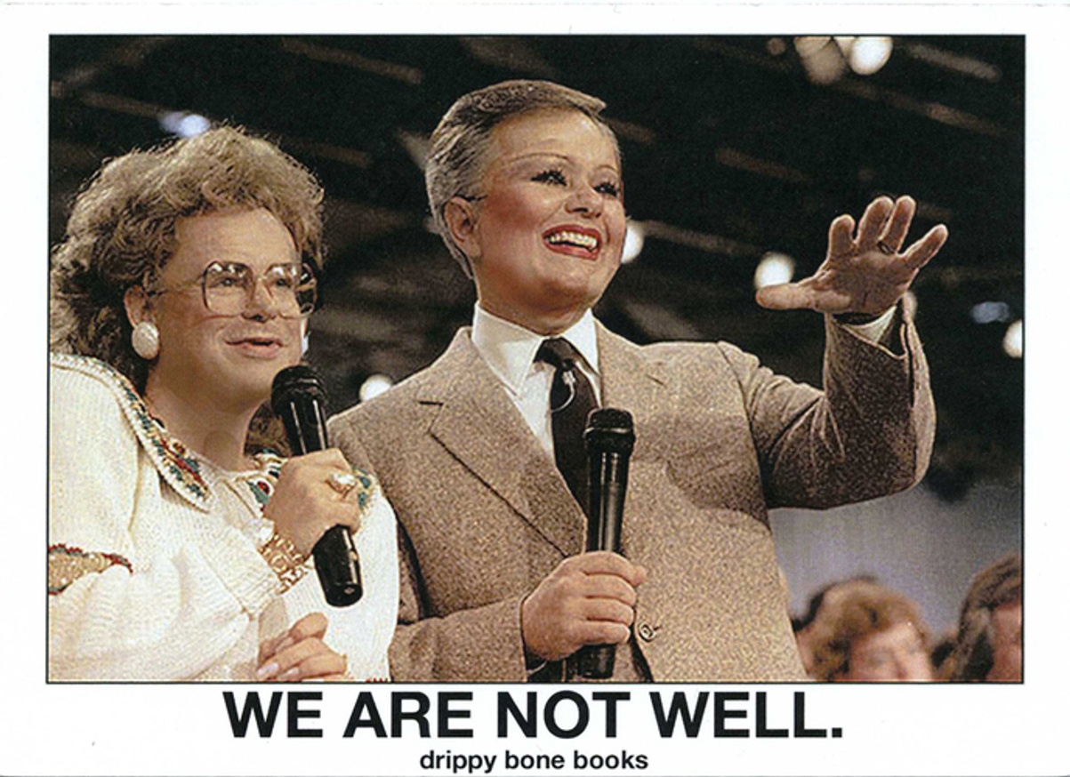 WE ARE NOT WELL Postcard