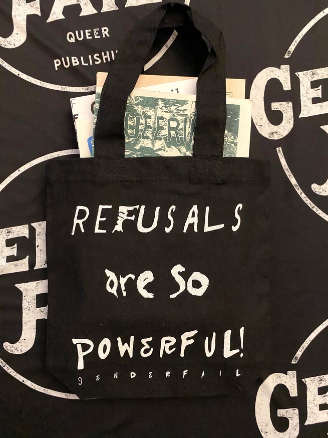REFUSALS ARE SO BEAUTIFUL / REFUSALS ARE SO POWERFUL Mini Tote thumbnail 2