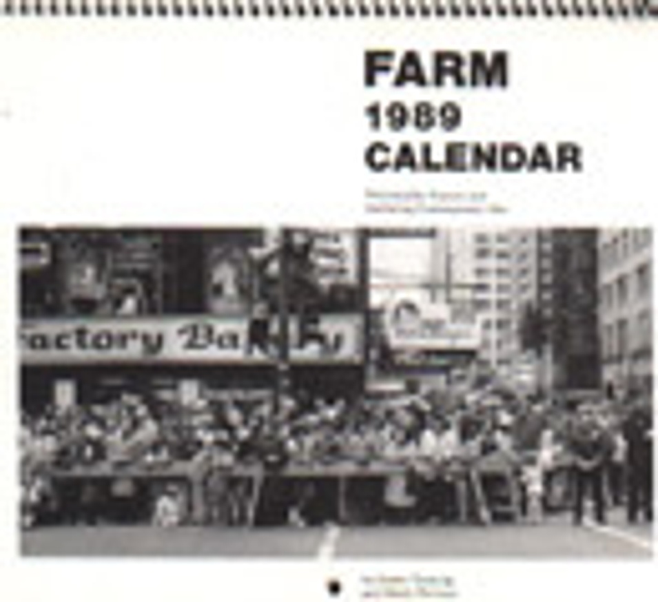 Farm 1989 Calendar