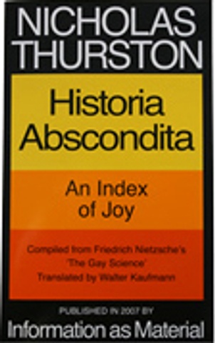 Historia Abscondita : An Index of Joy
