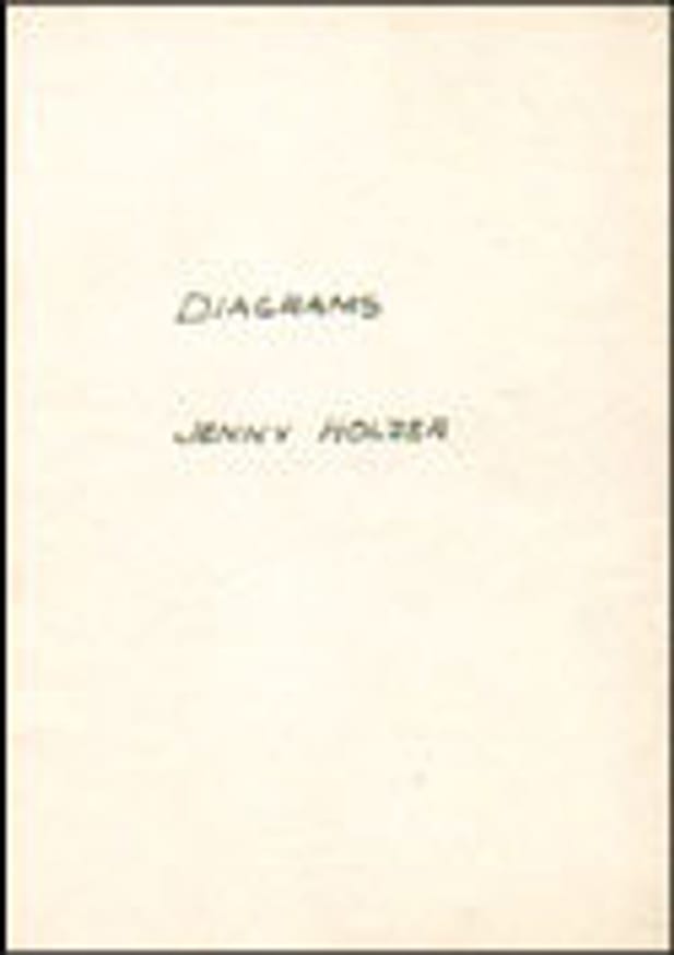 Jenny Holzer - Diagrams: A Collection of Diagrams From Many Sources ...