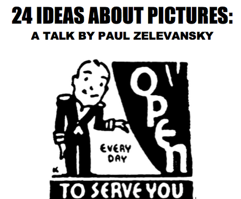 24 Ideas About Pictures — A lecture by Paul Zelevansky