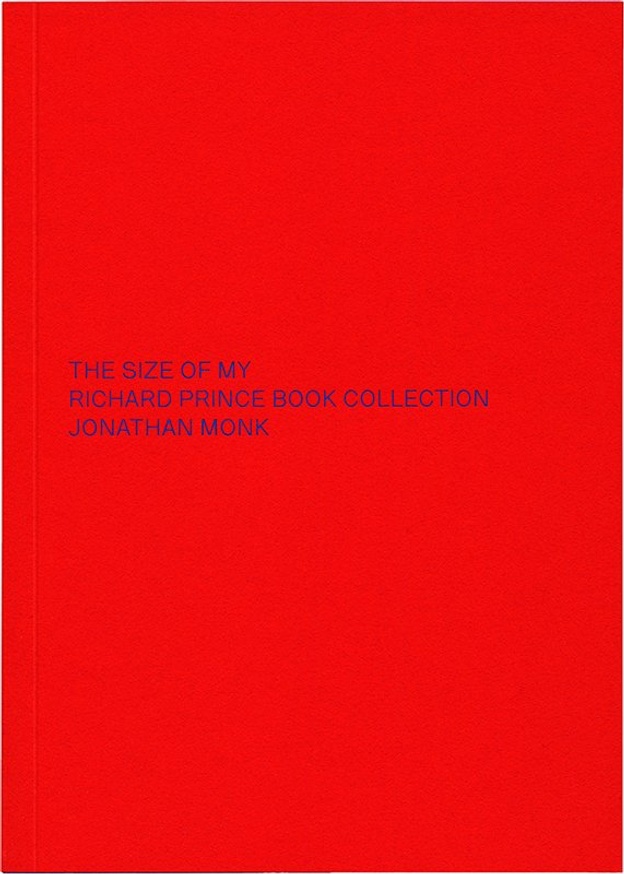 The Size of my Richard Prince Book Collection (Metric Edition) / RED