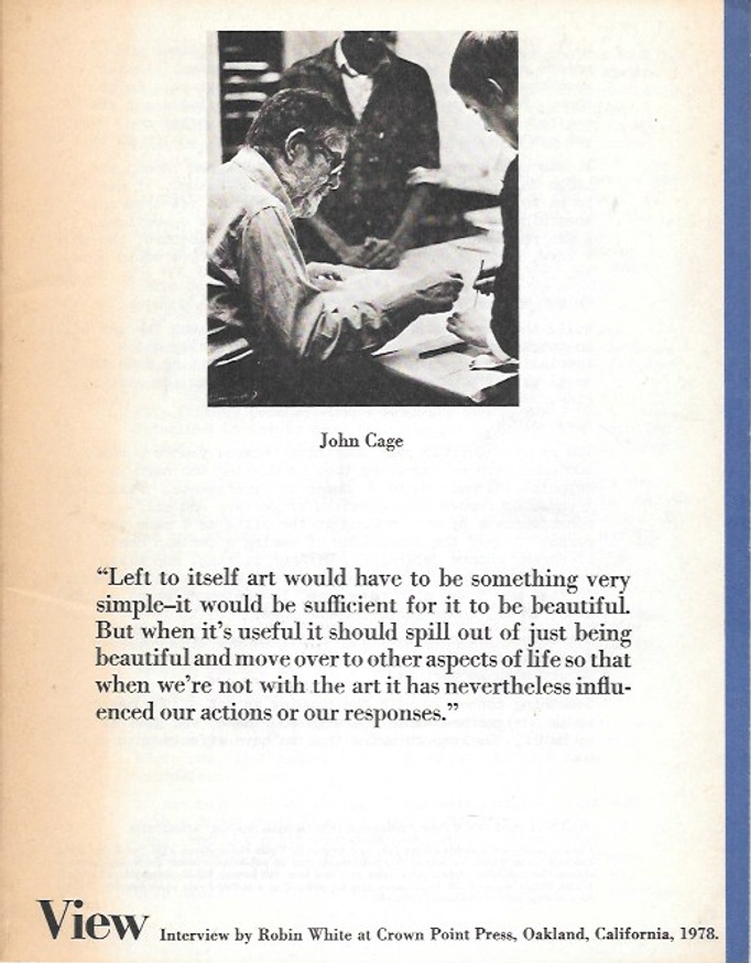 View: John Cage