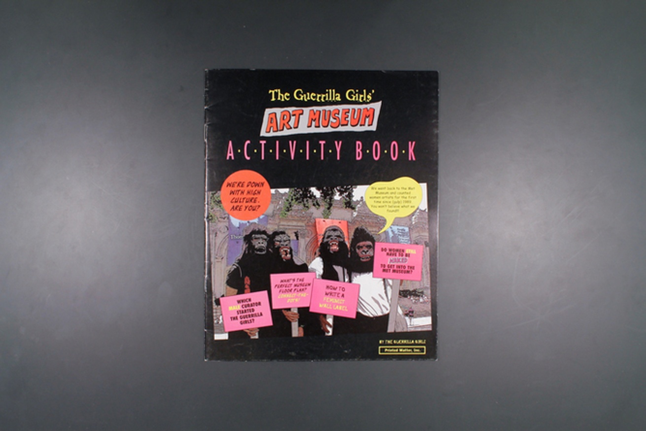 Guerrilla Girls - The Guerrilla Girls' Art Museum Activity Book -  Printed Matter