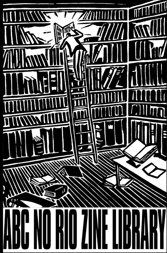 ABC No Rio Zine Library Shirt [LARGE] - Printed Matter