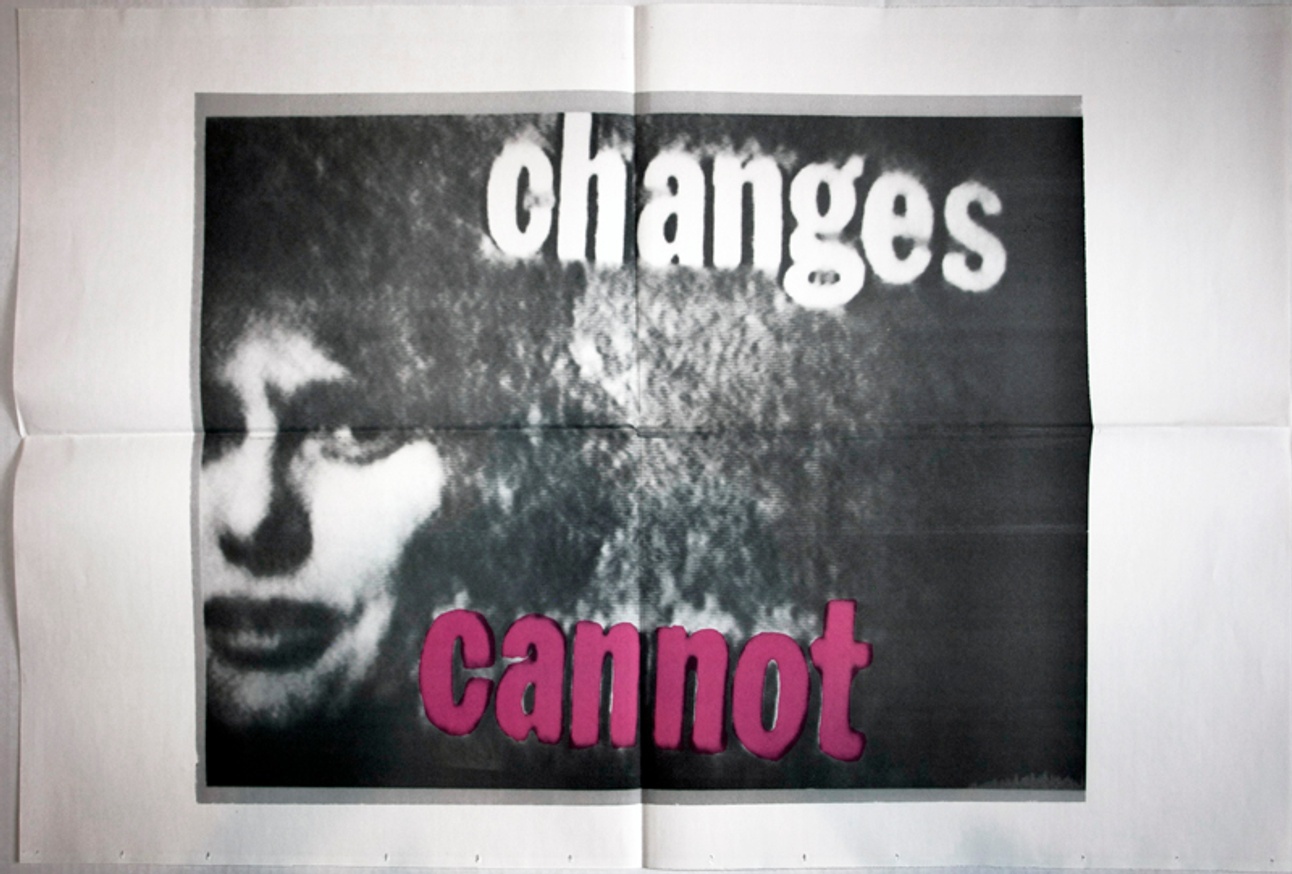 Talk Is Cheap Changes Cannot Poster