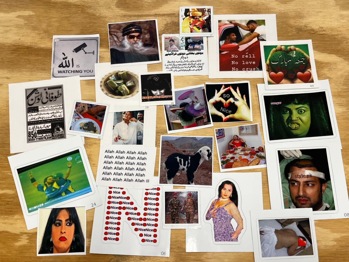 Saad Khan - Khajistan Stickers [Variable] - Printed Matter