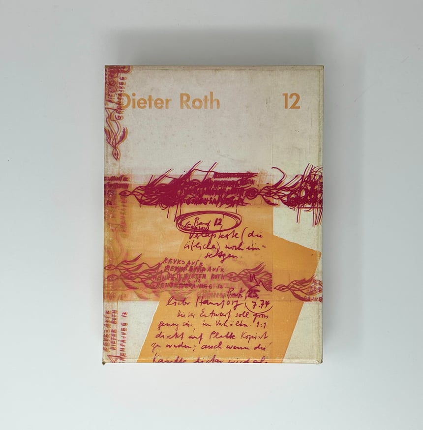 Dieter Roth and Dieter Rot - Gesammelte Werke: Band 12 [Collected