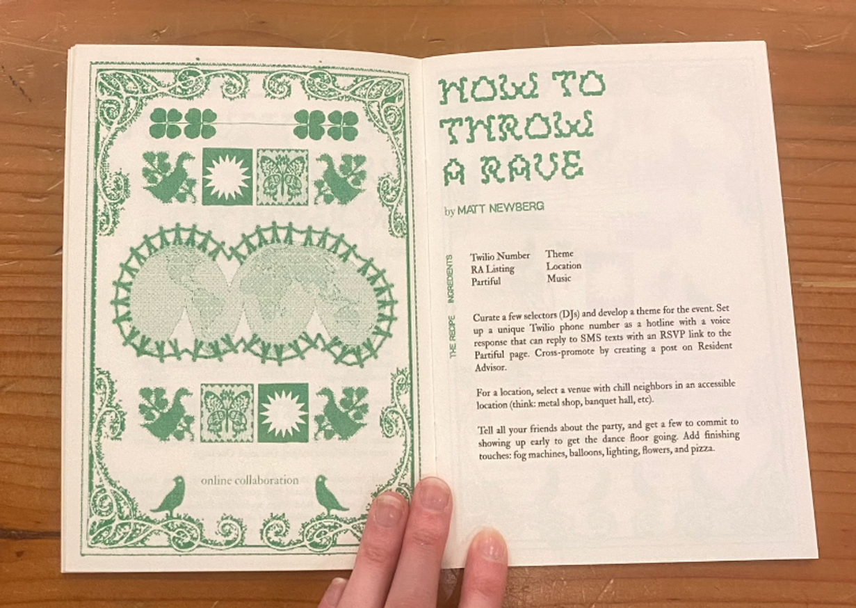 Collaboration Cookbook - Printed Matter