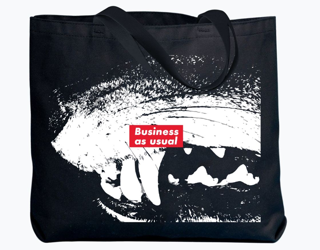 Barbara Kruger - Untitled [Business as usual] Tote Bag - Printed 