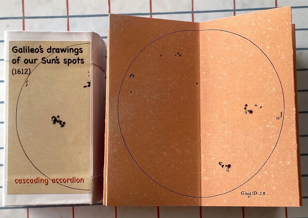 Galileo's drawings of our Sun's spots (1612) thumbnail 2