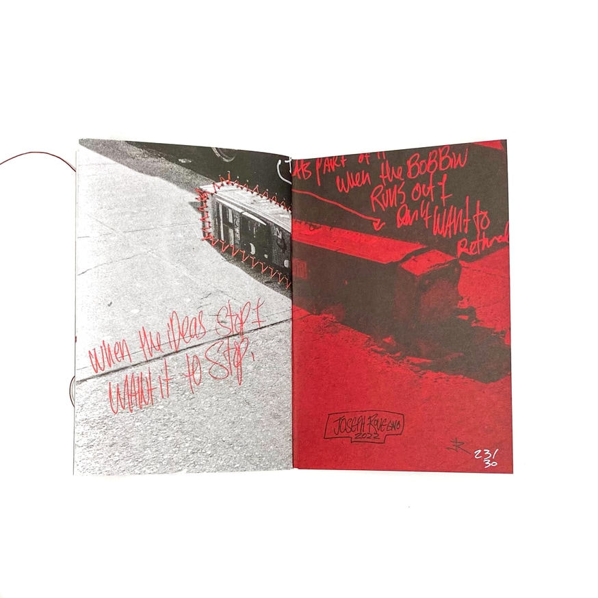 Joseph Rovegno - B+W+R - Printed Matter