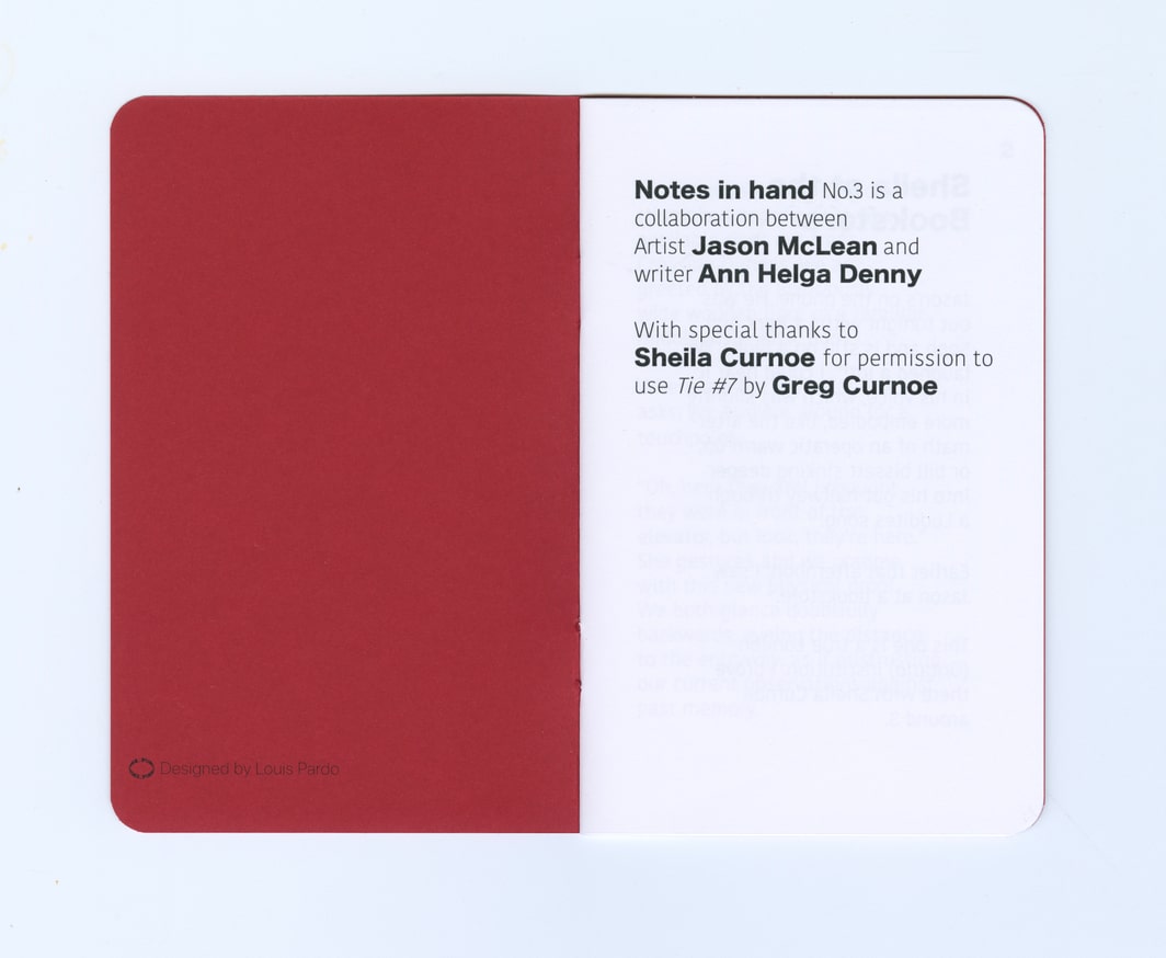 Jason McLean, Greg Curnoe and Ann Helga Denny - Notes in Hand - Printed ...