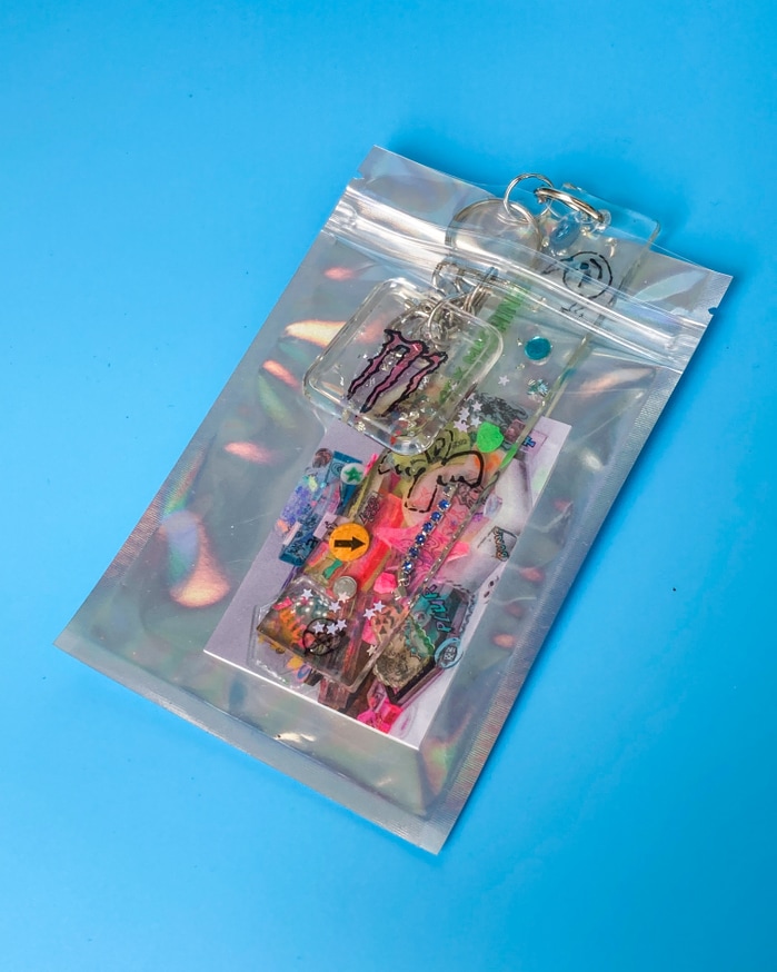 Alyssa Kazew - Monster Confetti Keychain - Printed Matter