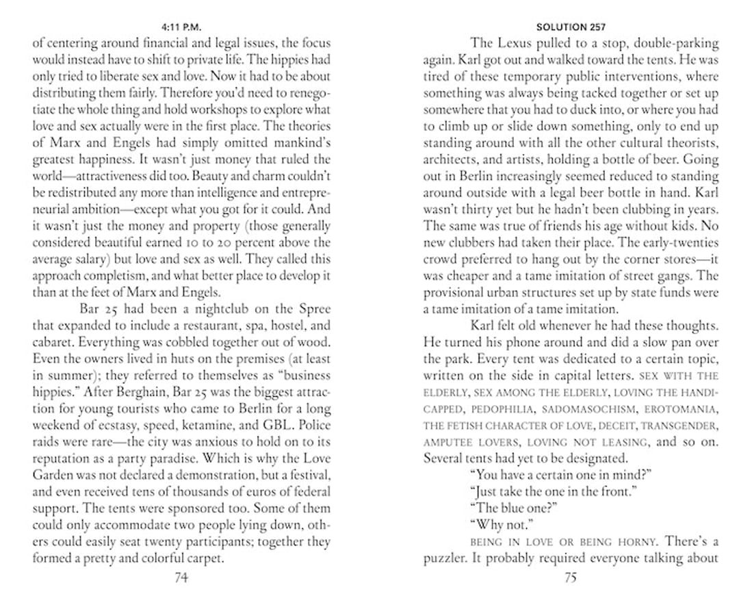 Ingo Niermann - Solution 257 : Complete Love, A Novel - Printed Matter