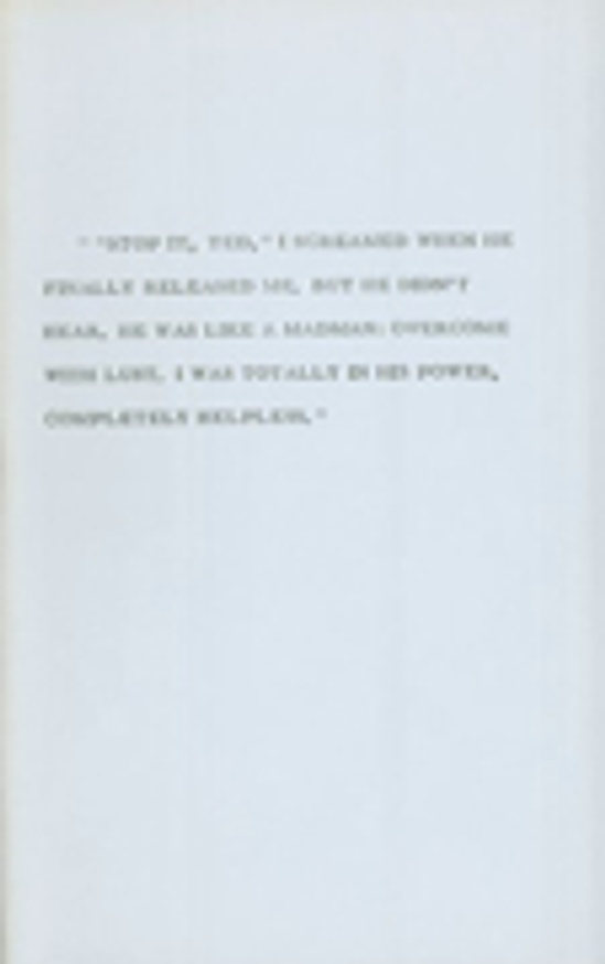 "Stop it, Ted," I Screamed When he Finally Released Me. But he Didn't Hear..." [The Adult Life of Toulouse Lautrec]