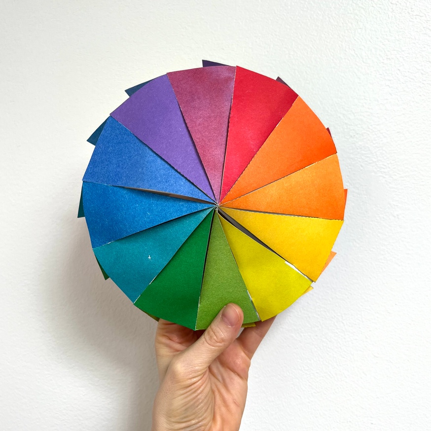 3D Riso Color Wheel [assembled in a cake box] thumbnail 2