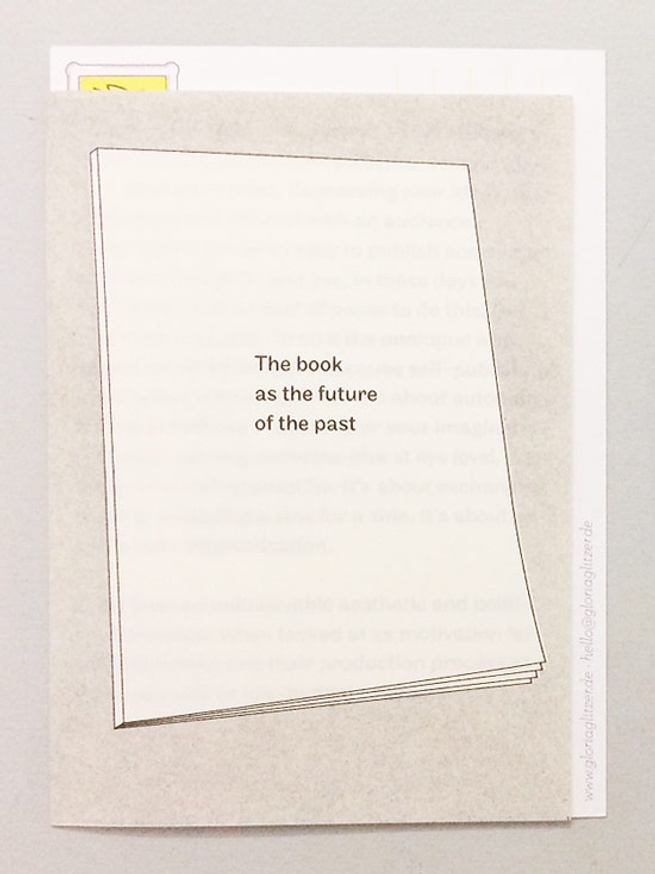 The book as the future of the past
