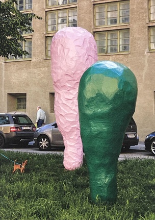 Franz West Eine Außenskulptur - An Outdoor Sculpture