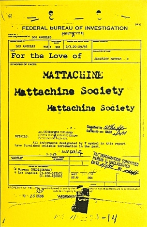 For the Love of Mattachine Society