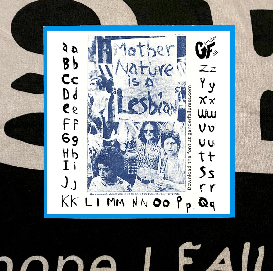 Mother Nature Is a Lesbian [Sticker]