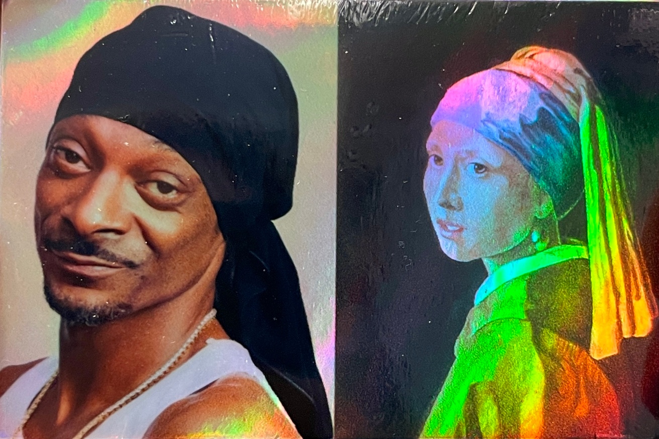 Snoop and the Pearl Earring  [Holographic Sticker] thumbnail 2