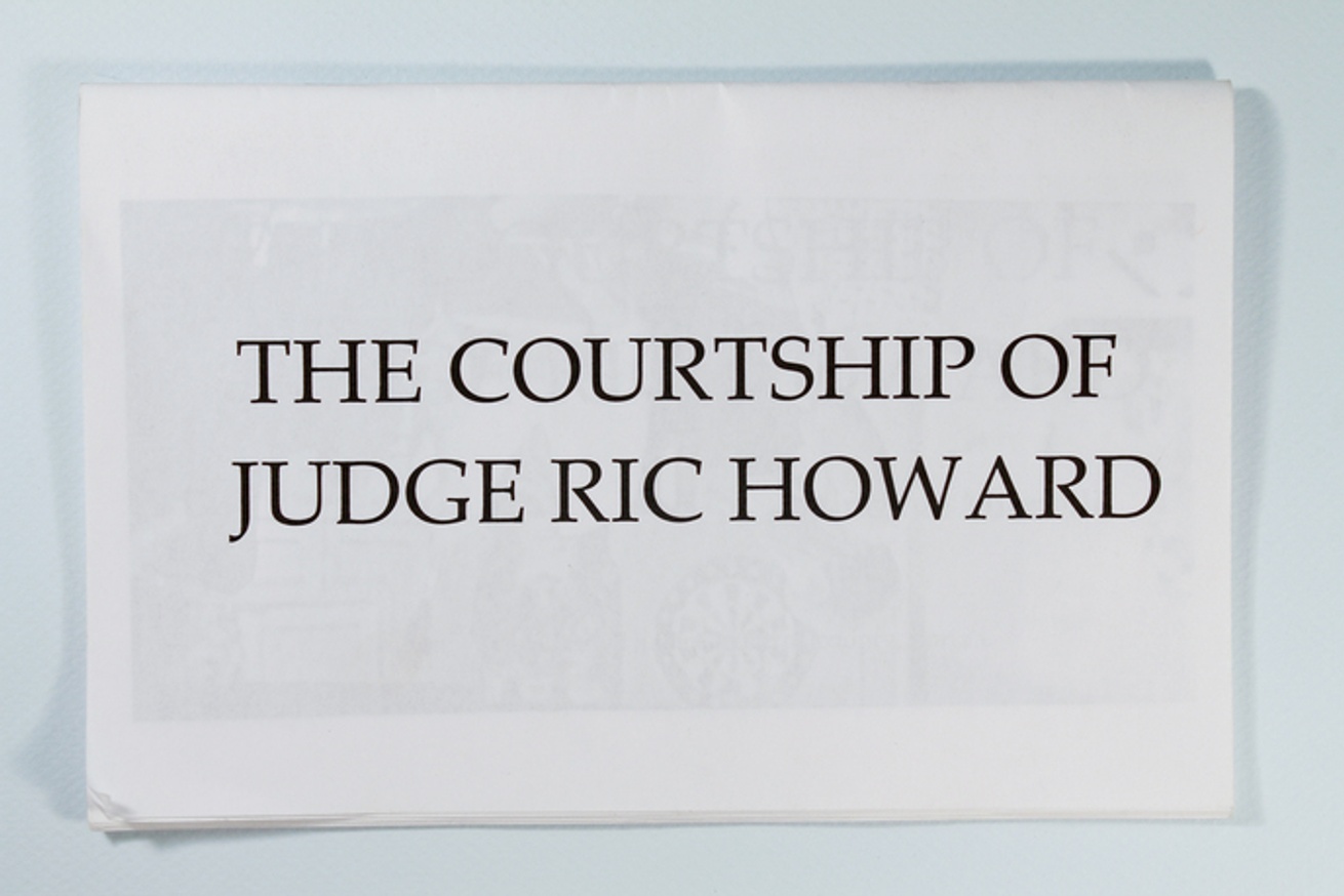 The Courtship of Judge Ric Howard by Vincente Minnelli : Autopsy of a Criminal Justice in Citrus County, Florida thumbnail 3