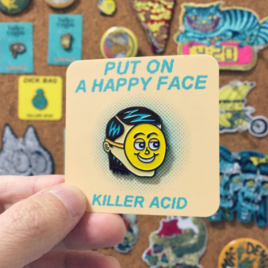 Put On a Happy Face Pin thumbnail 2